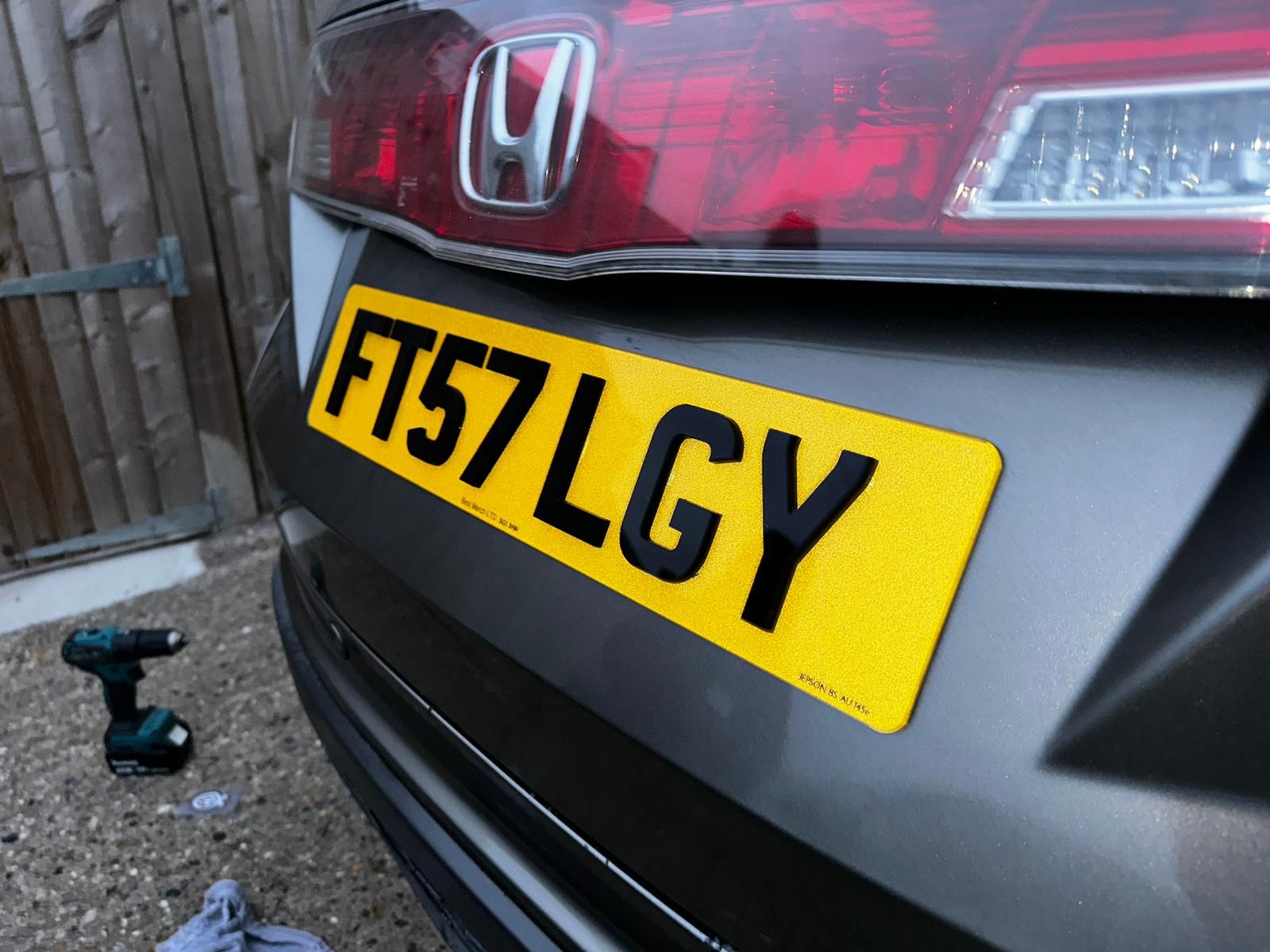 Private Number Plate
