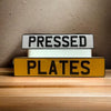 Metal Pressed Number Plates