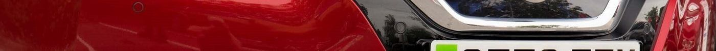Green EV Number Plate on car