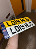 3D Gel Number Plates