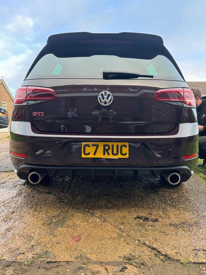 Short plate on Car - Short Number plate