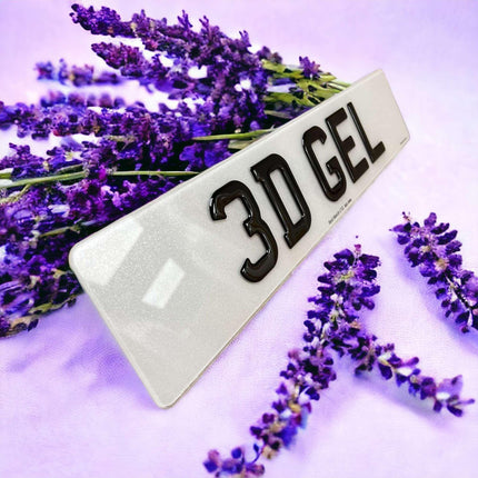 3D Gel Number Plates - Best Merch