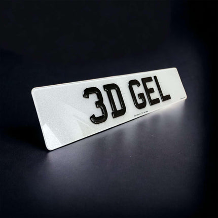 3D Gel Number Plates - Best Merch