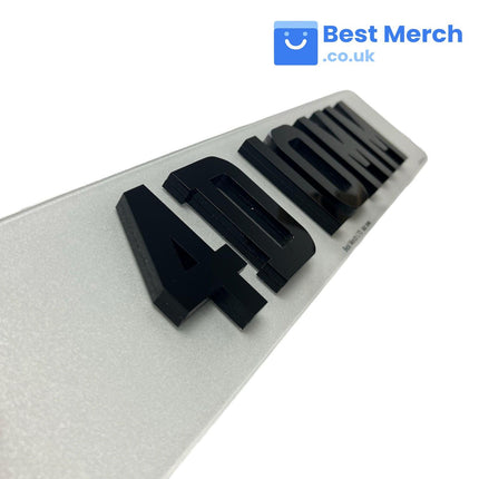 4D 10mm Number Plates - Best Merch