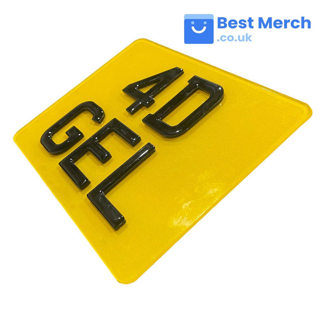 4D Gel Motorbike Plate - Best Merch
