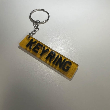 4D Number Plate Key Ring - Best Merch