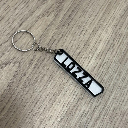 4D Number Plate Key Ring - Best Merch