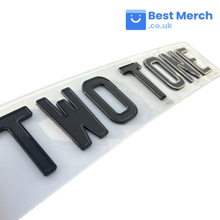 4D Two Tone Number Plates - Best Merch