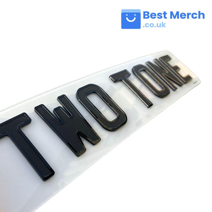 4D Two Tone Number Plates - Best Merch