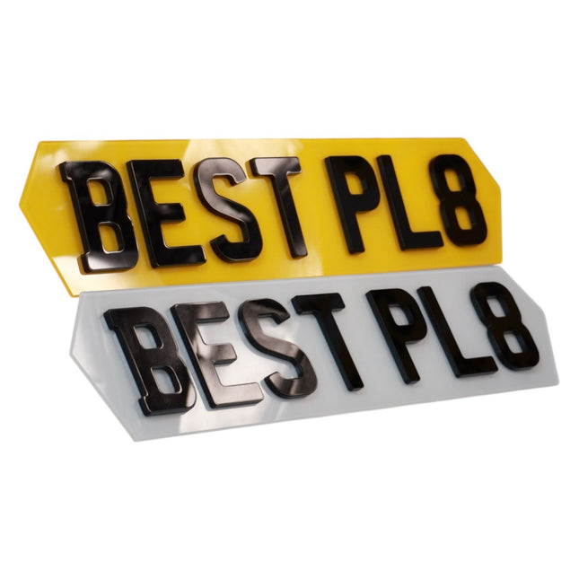 4D 5MM THICK HEX NUMBER PLATES