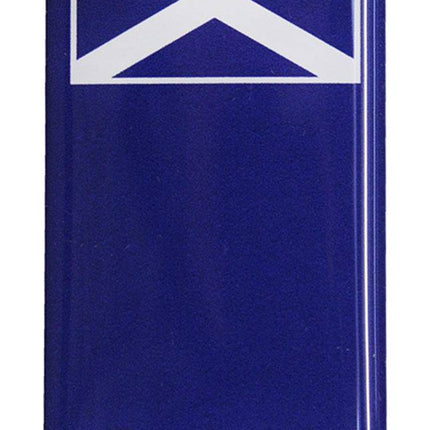 Scottish Gel Flag featuring the white Saint Andrew's Cross on a blue background with 'SCO' text, ideal for car or motorcycle decoration.