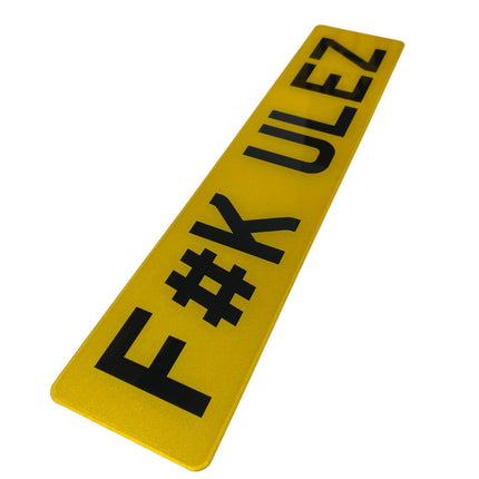 F#K ULEZ - Show Plate - Best Merch