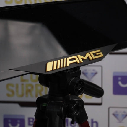 Gold AMG Plate Holder - Luxury Number Plate Holder