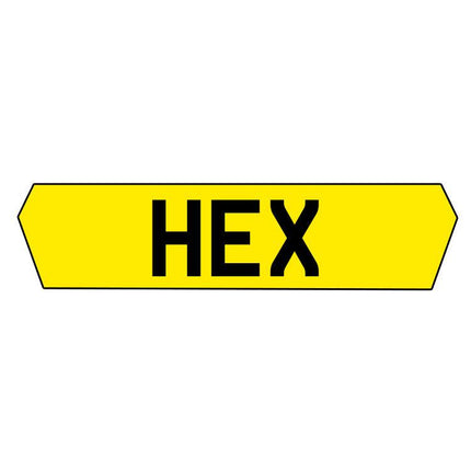 Hex Plate (Addon) Rear - Best Merch