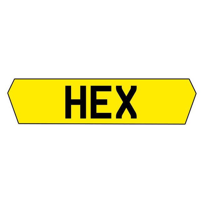 Hex Plate (Addon) Rear - Best Merch