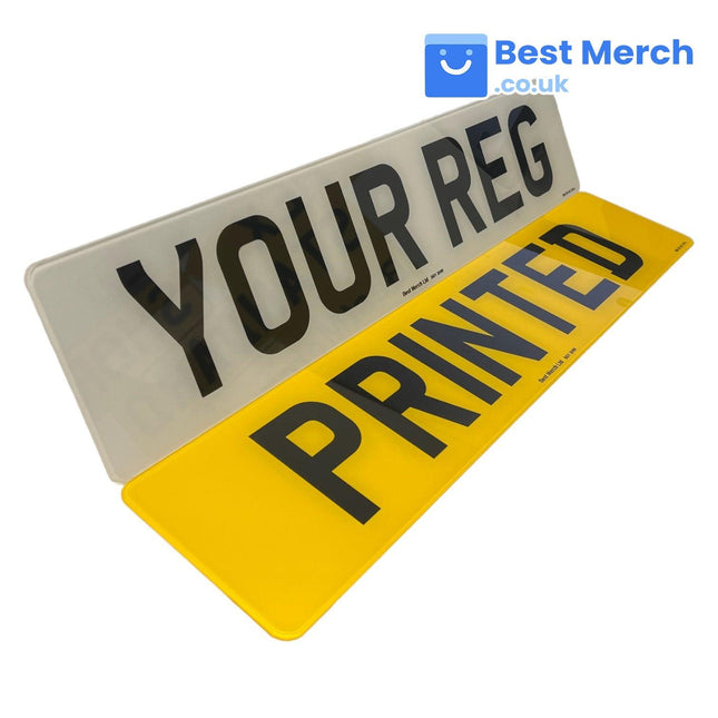 Standard Number Plates - Best Merch