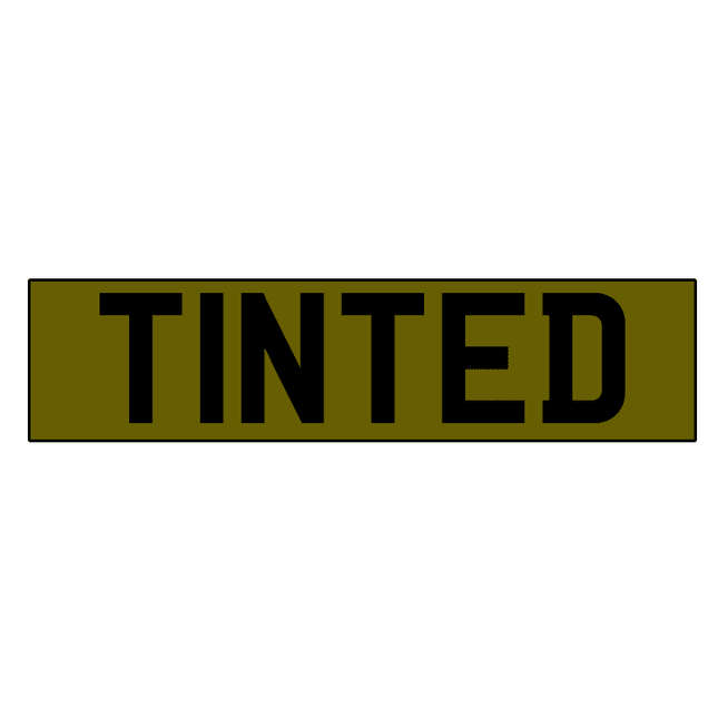 Tinted Plate - Rear addon - Best Merch